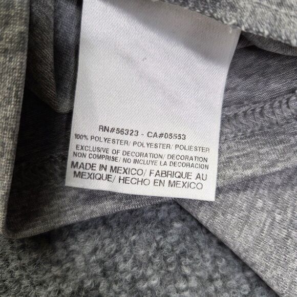 Nike Shirt Womens Extra Large Gray Swoosh Dri-Fit Athletic Training Tee - Picture 7 of 8